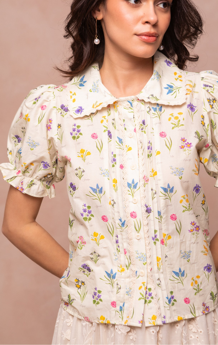 Sophia Blouse in Garden Flowers