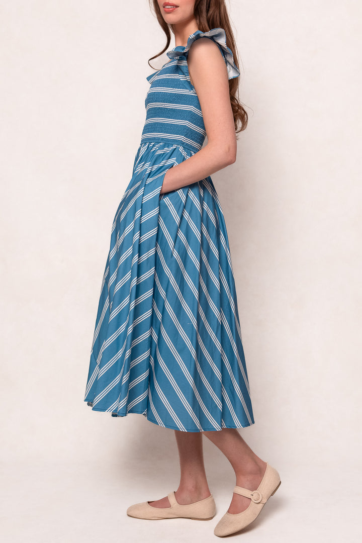 Adelaide Dress in Blue