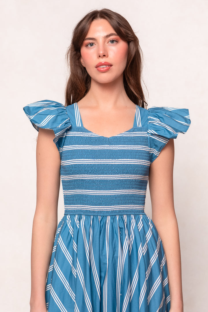 Adelaide Dress in Blue