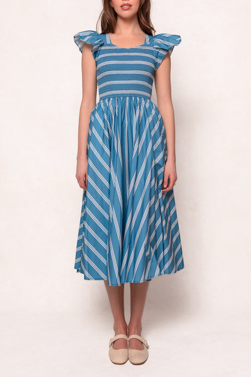 Adelaide Dress in Blue