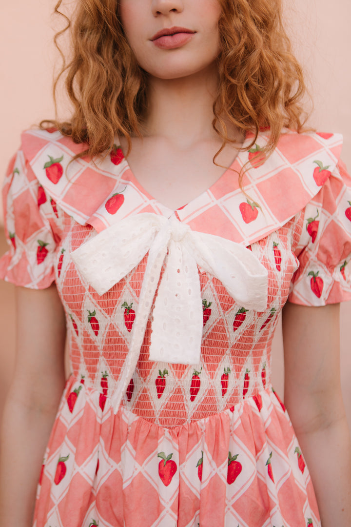 Alice Dress in Strawberry