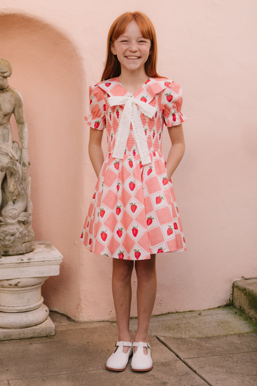 Mini Alice Dress in Strawberry