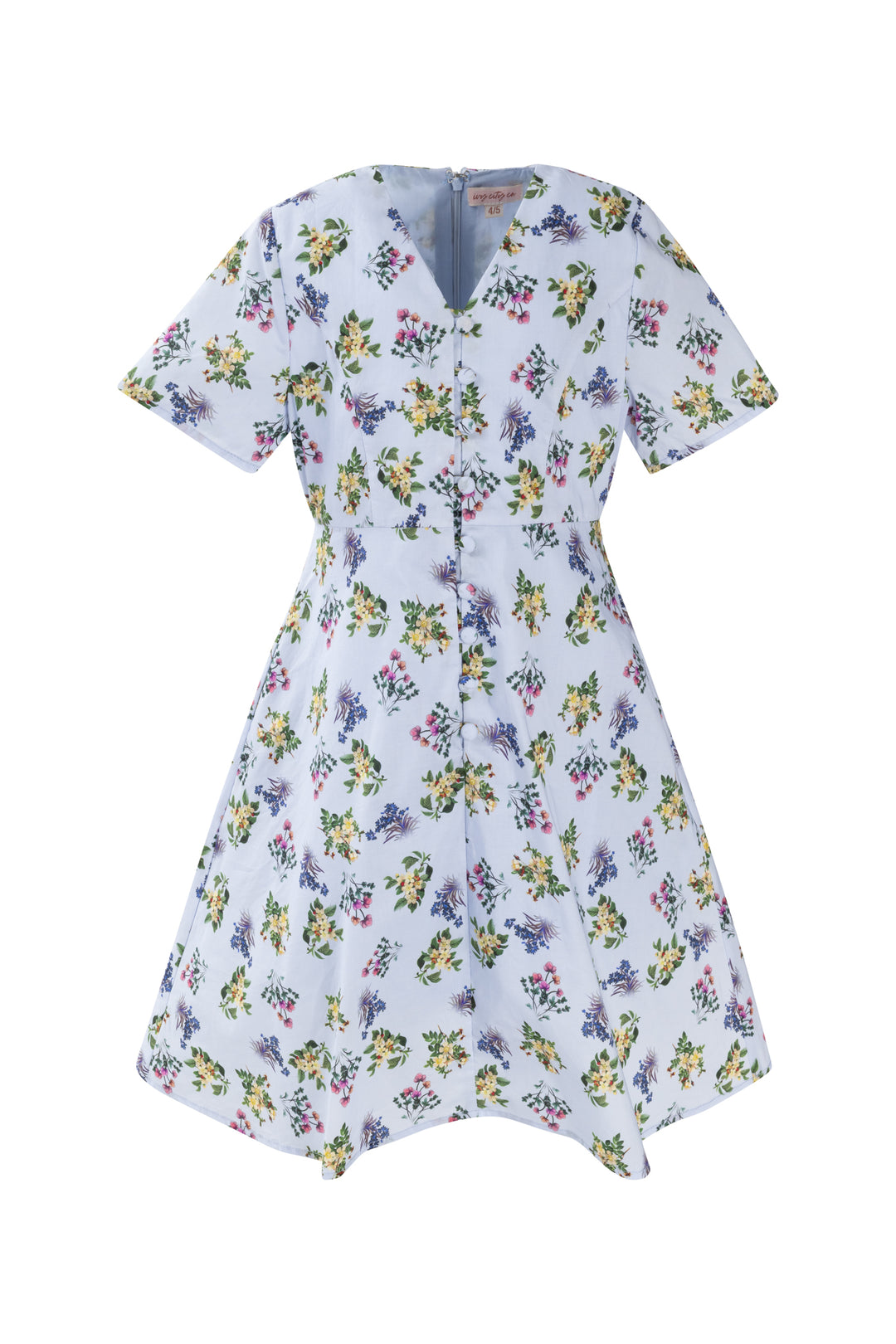 Mini Allie Dress in Blue Floral