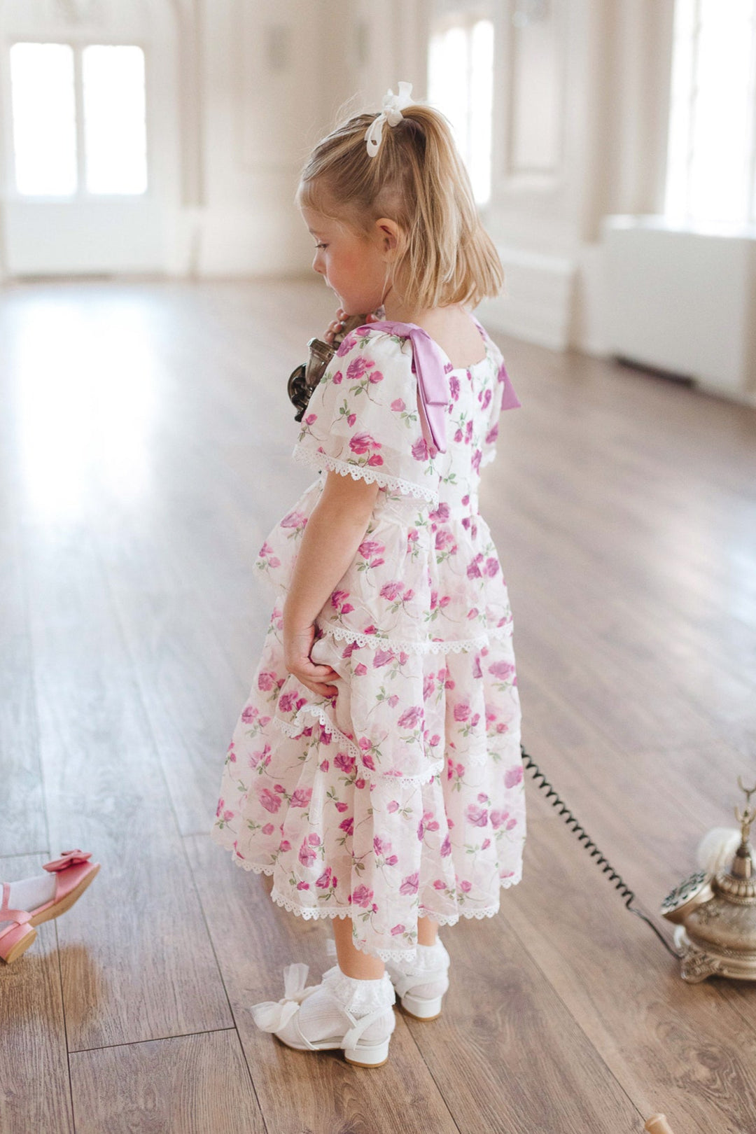 Mini Annabelle Dress in Roses