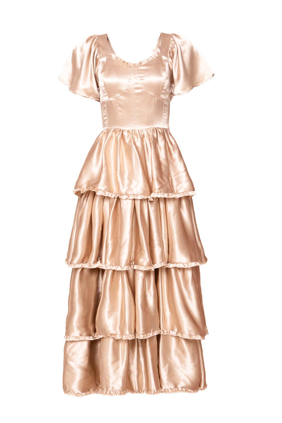 Arabelle Dress in Champagne - FINAL SALE