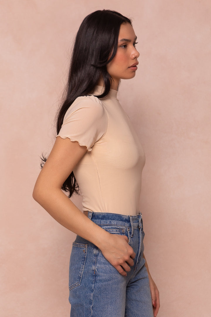 Ava Top in Cream