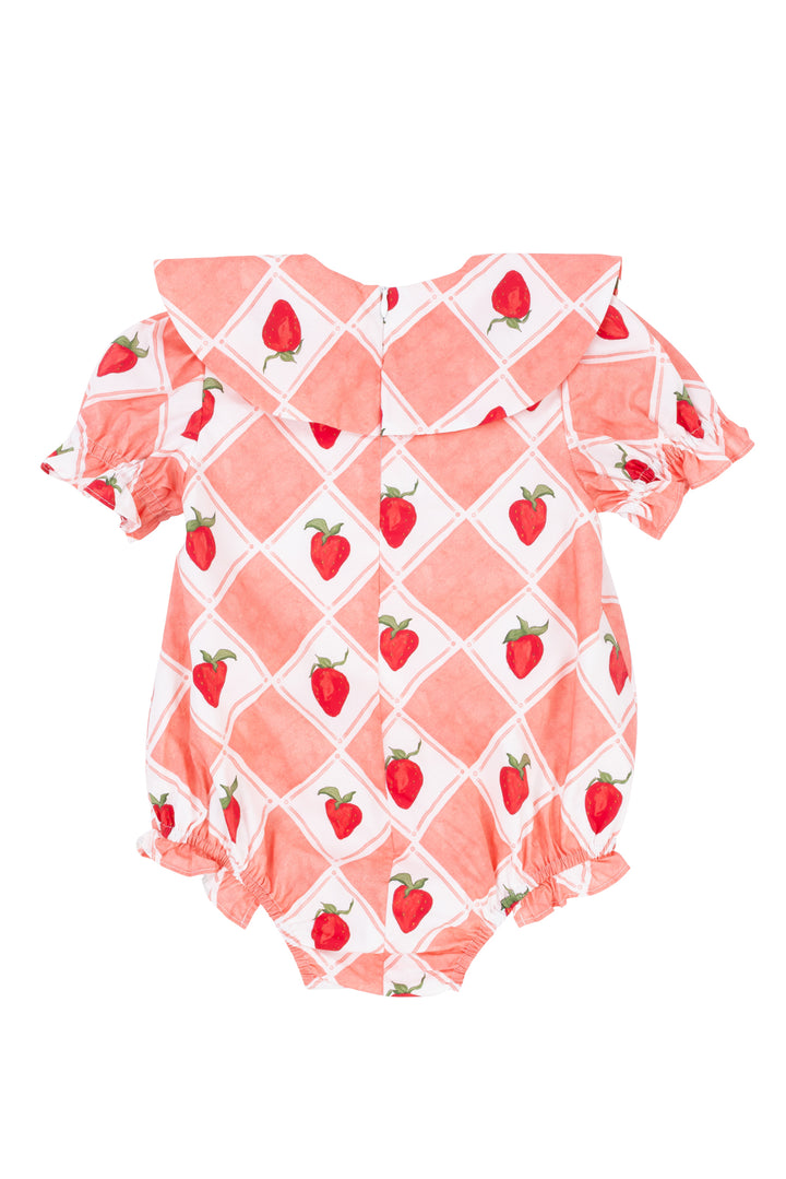 Baby Alice Romper in Strawberry