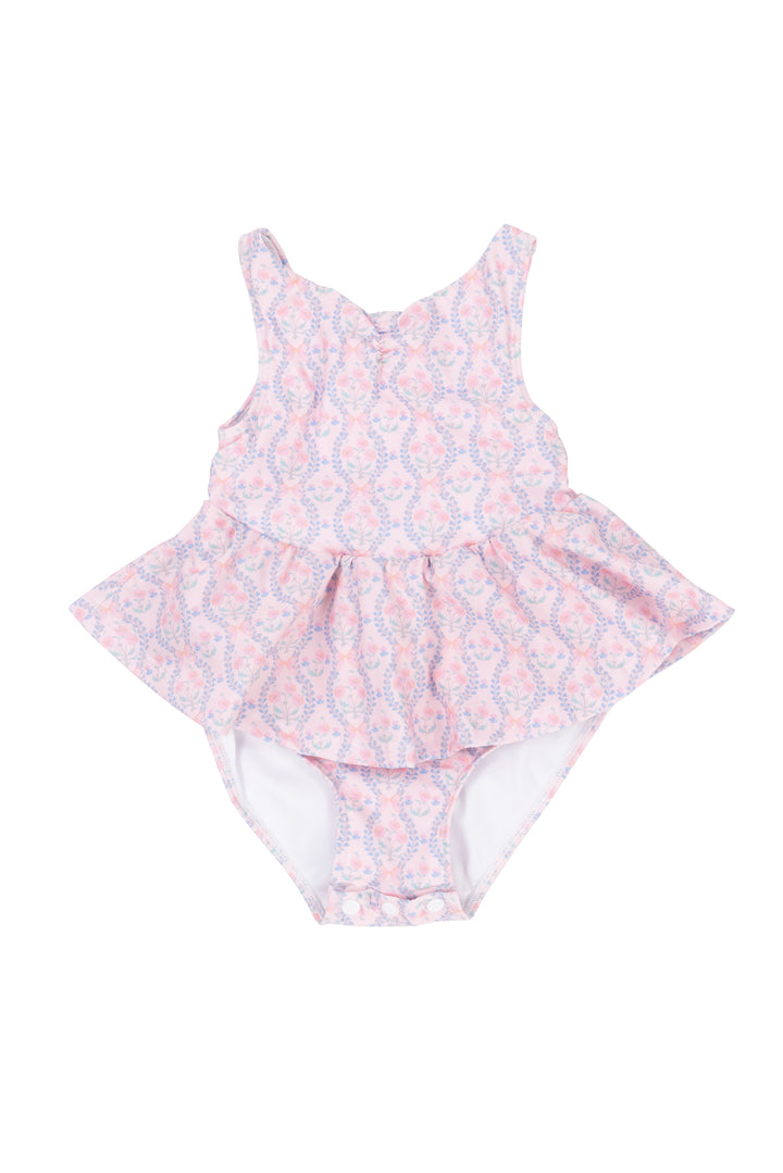 Baby Bitsy Swim Dress in Raquel Pink Floral