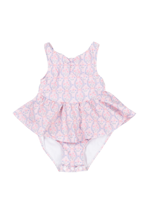 Baby Bitsy Swim Dress in Raquel Pink Floral