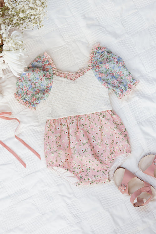 Baby Melanie Romper in Floral