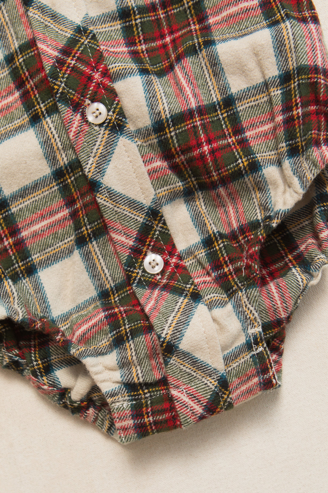 Baby Boys John Shirt in Merry Holiday Plaid