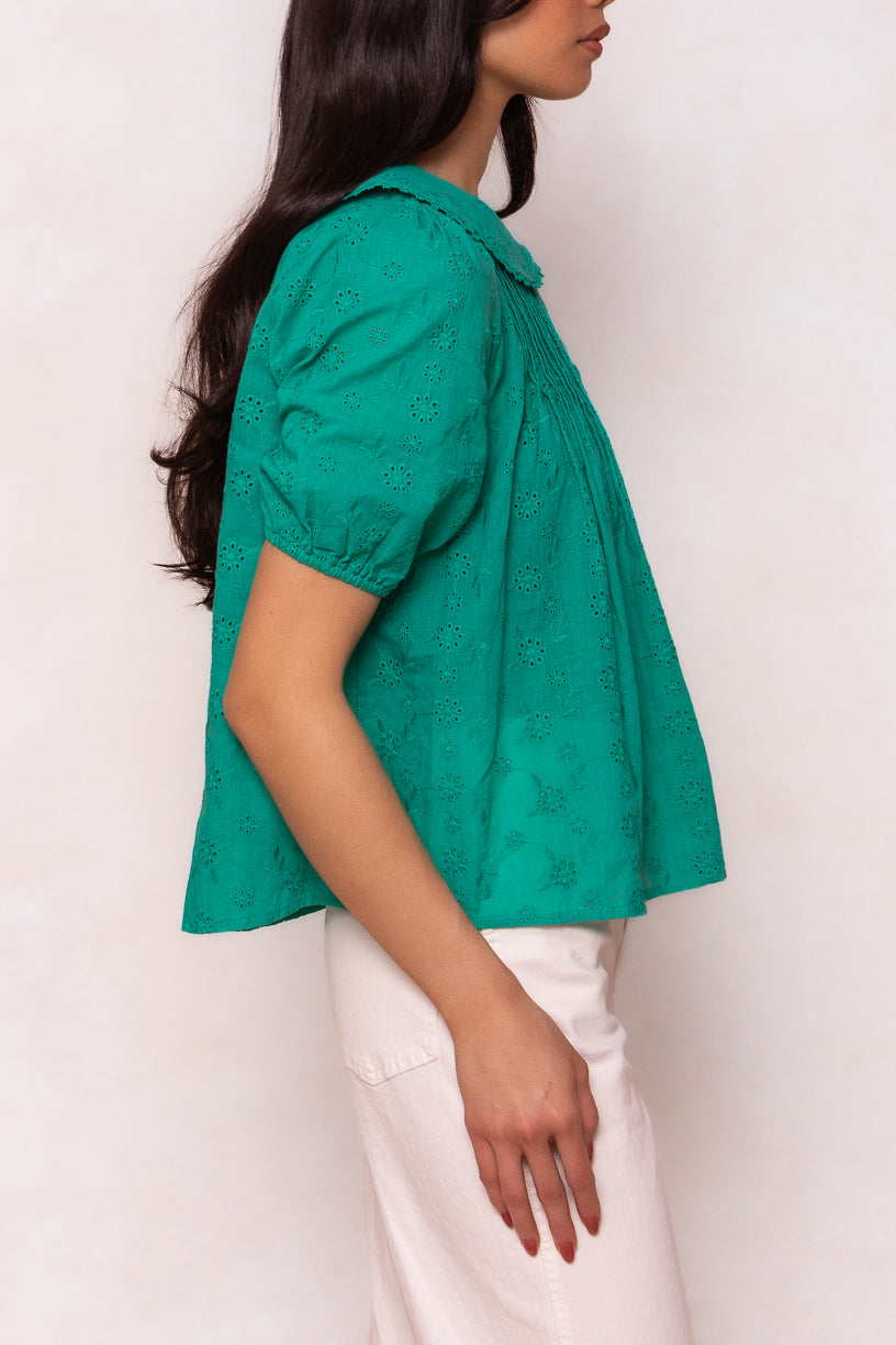 Betty Blouse in Green