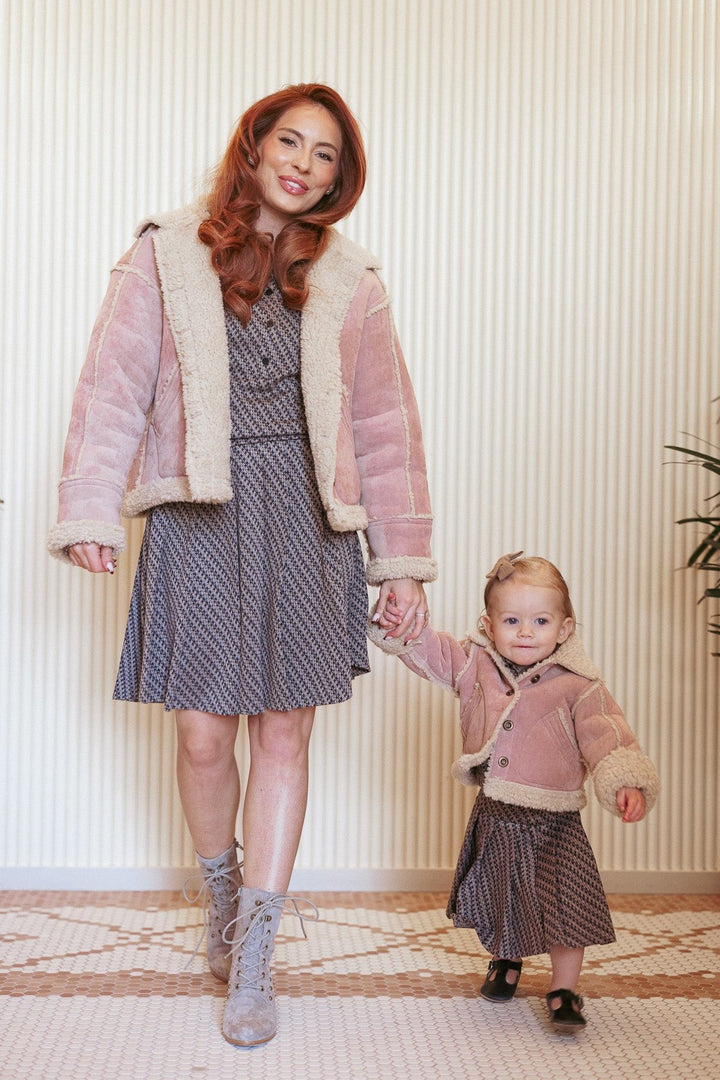 Mini Blush Coat in Pink