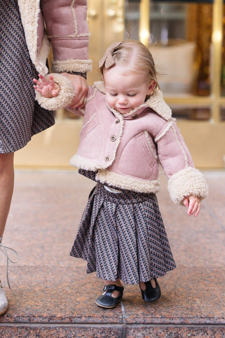 Mini Blush Coat in Pink