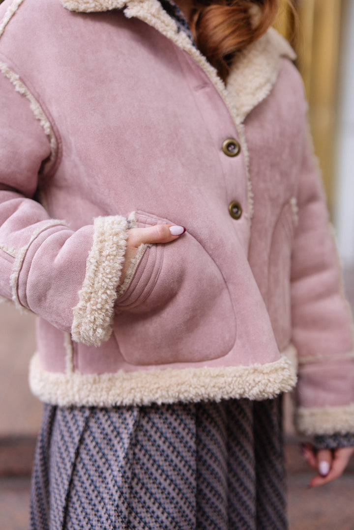 Blush Coat in Pink