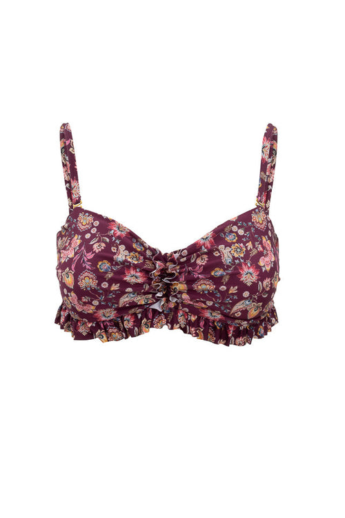 Brandi Bandeau Top in Stephanie Floral