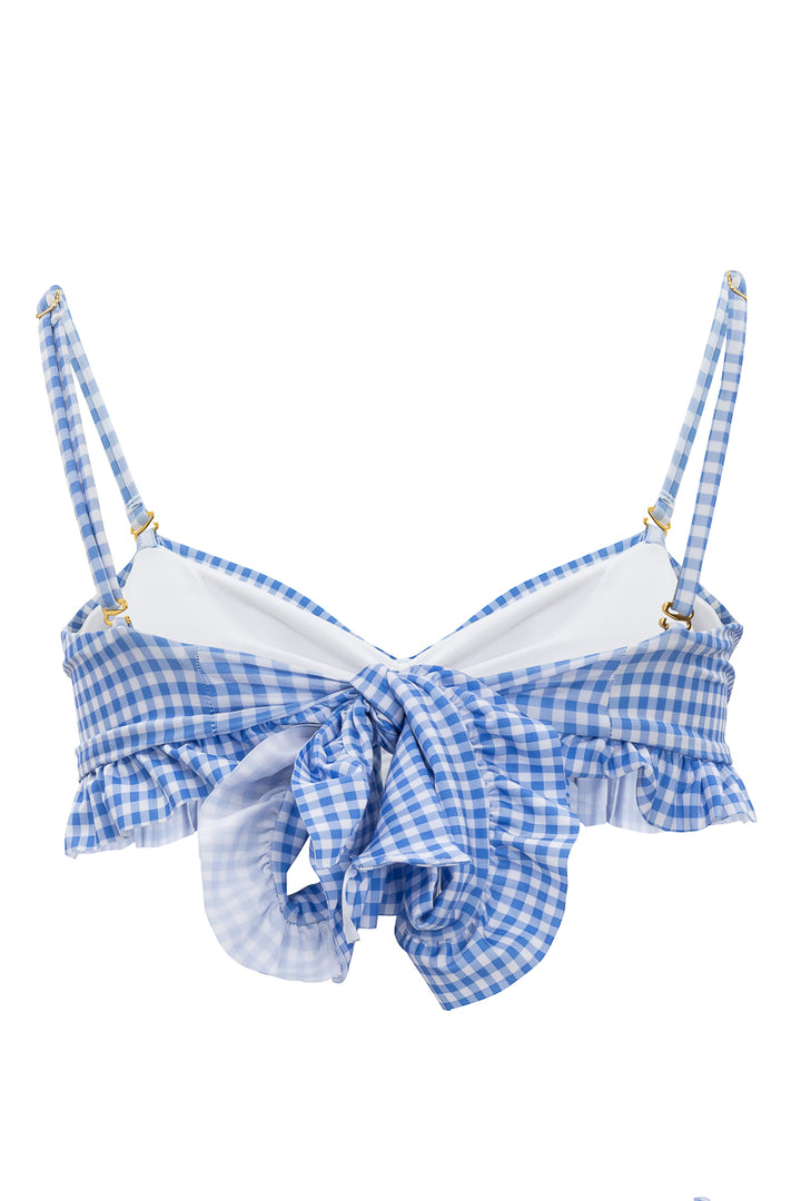 Brandi Bandeau Top in Blakely Gingham