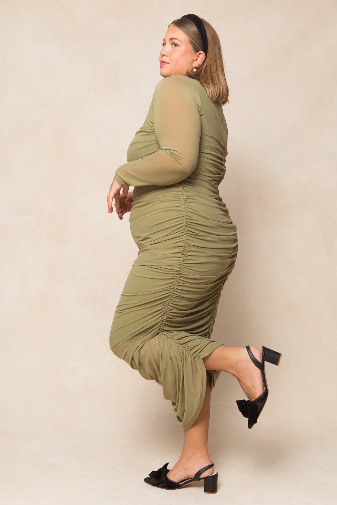 Brynn Dress in Olive - FINAL SALE