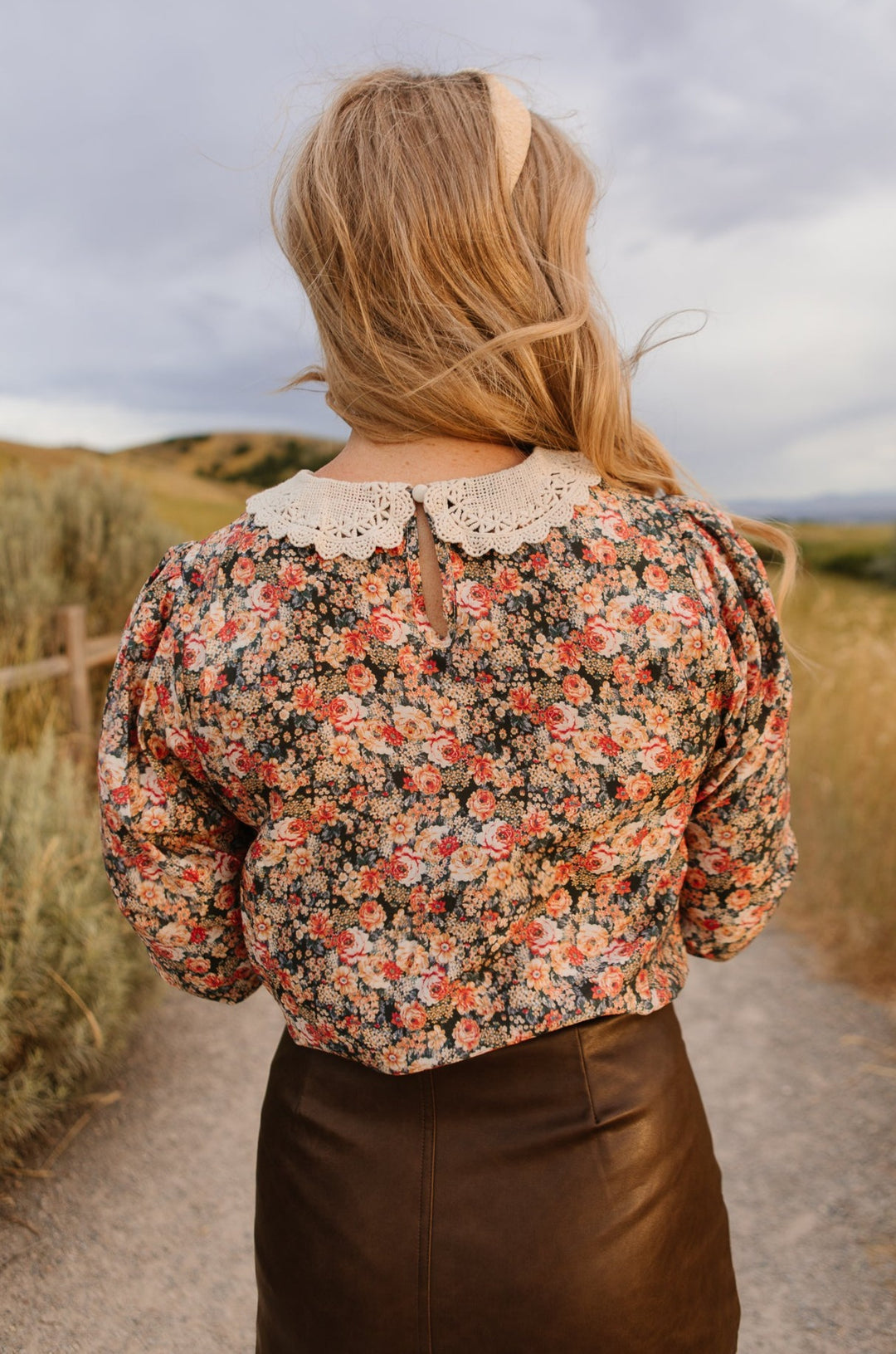 Cambridge Long Sleeve Blouse in Floral - FINAL SALE