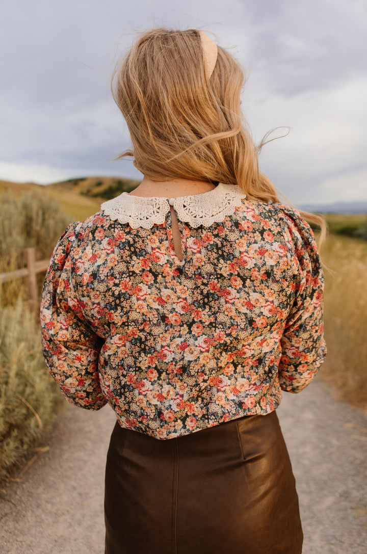 Cambridge Long Sleeve Blouse in Floral - FINAL SALE