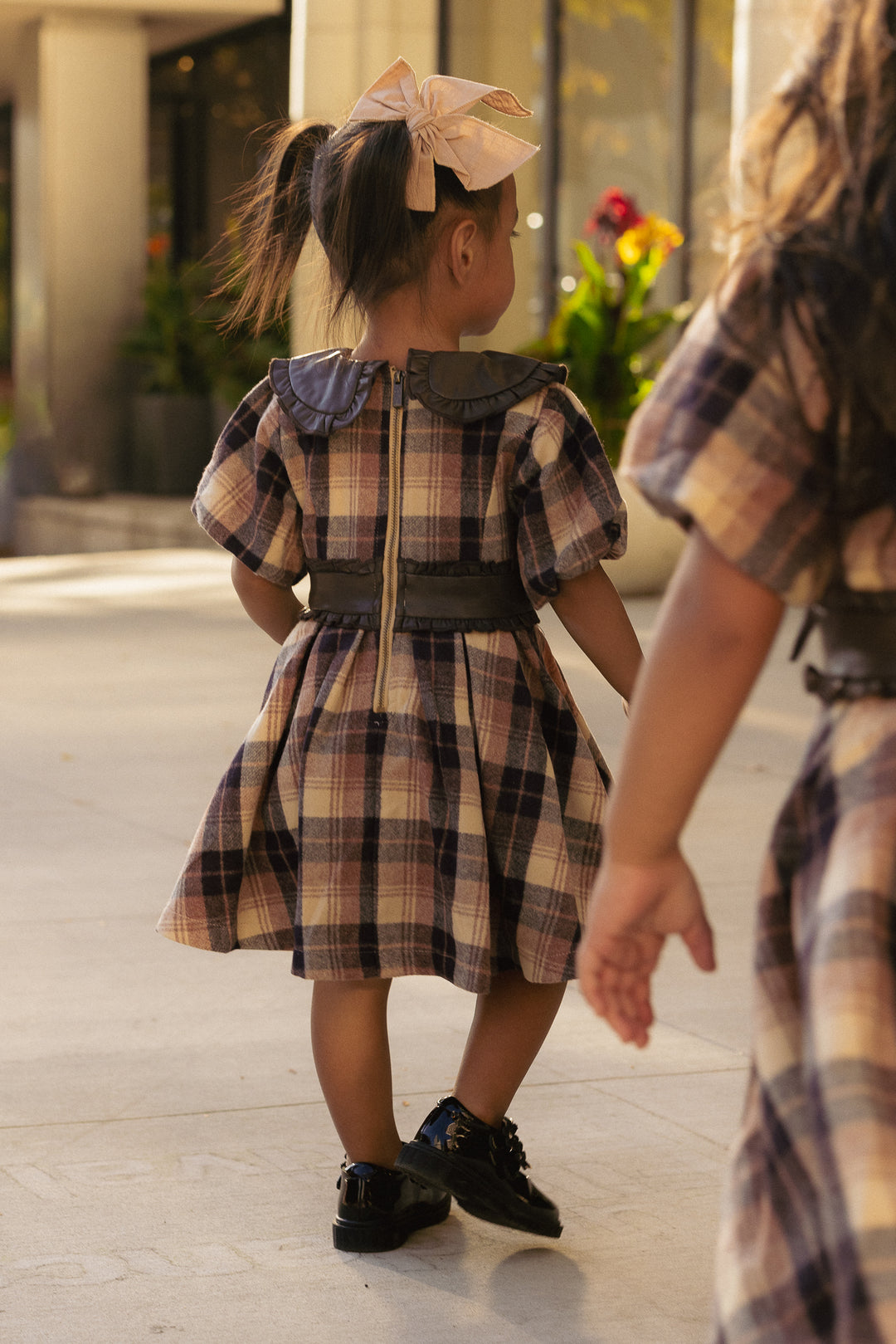 Mini Celine Dress in Plaid - FINAL SALE