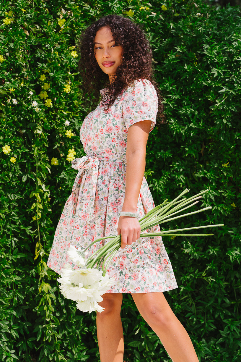 Chelsea Dress in Cream Floral - FINAL SALE