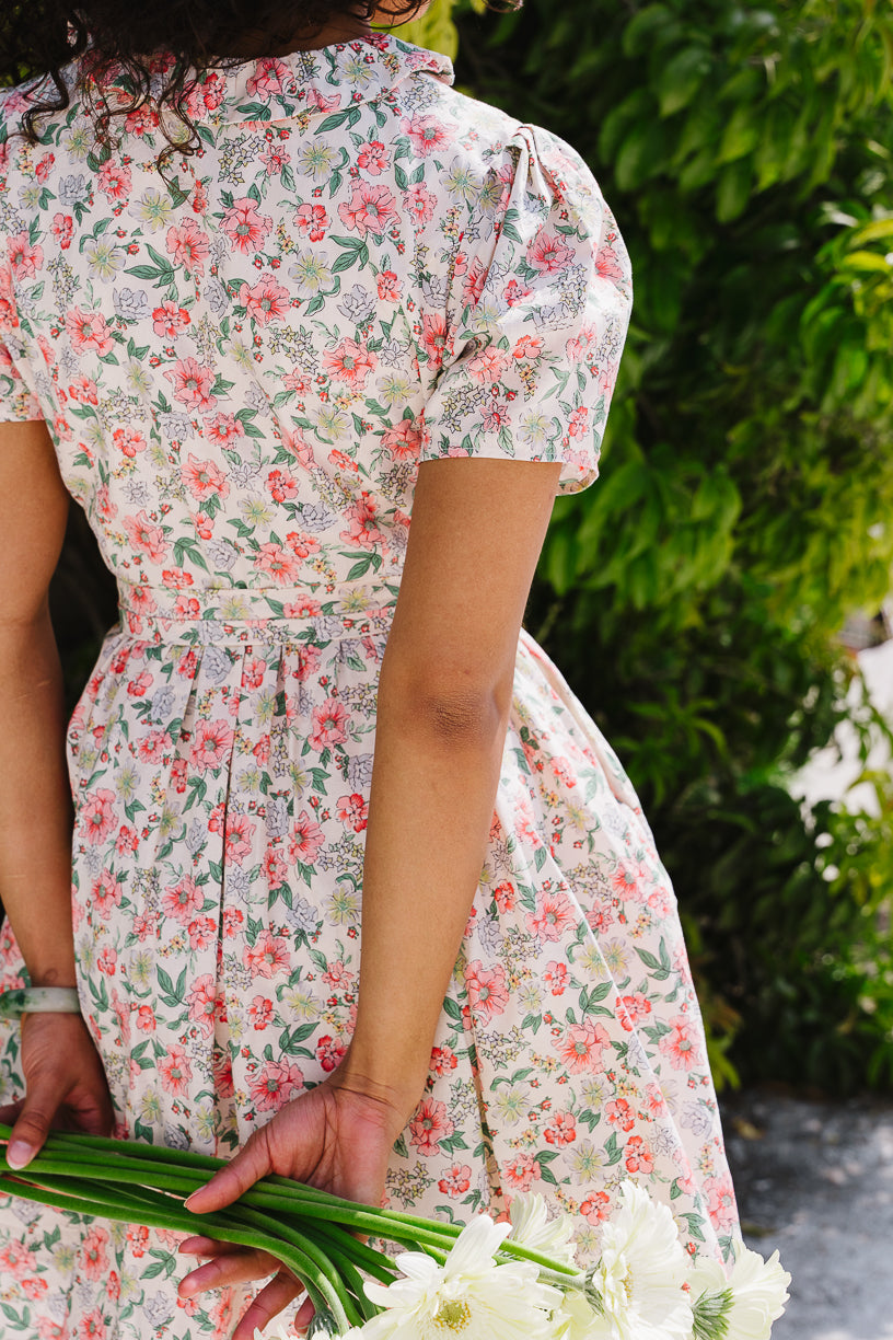 Chelsea Dress in Cream Floral - FINAL SALE