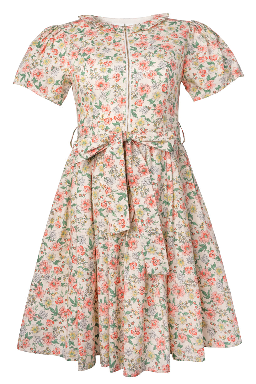 Chelsea Dress in Cream Floral - FINAL SALE