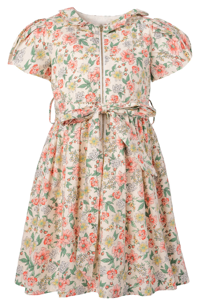 Mini Chelsea Dress in Cream Floral - FINAL SALE