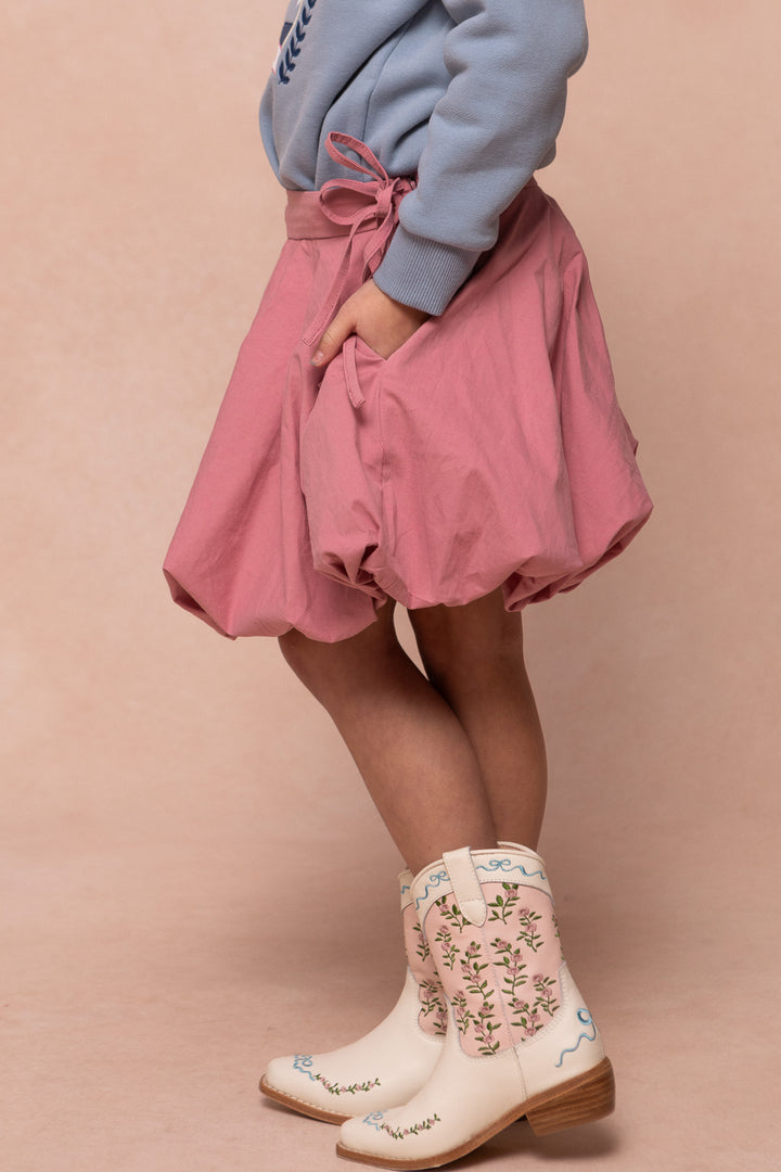 Mini Clo Bubble Skirt in Mauve