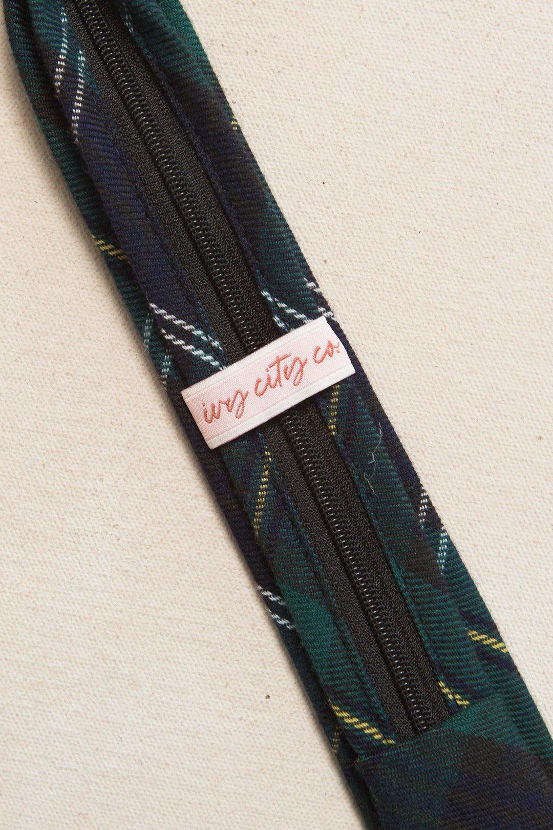 Ties in Connie Navy Plaid - FINAL SALE