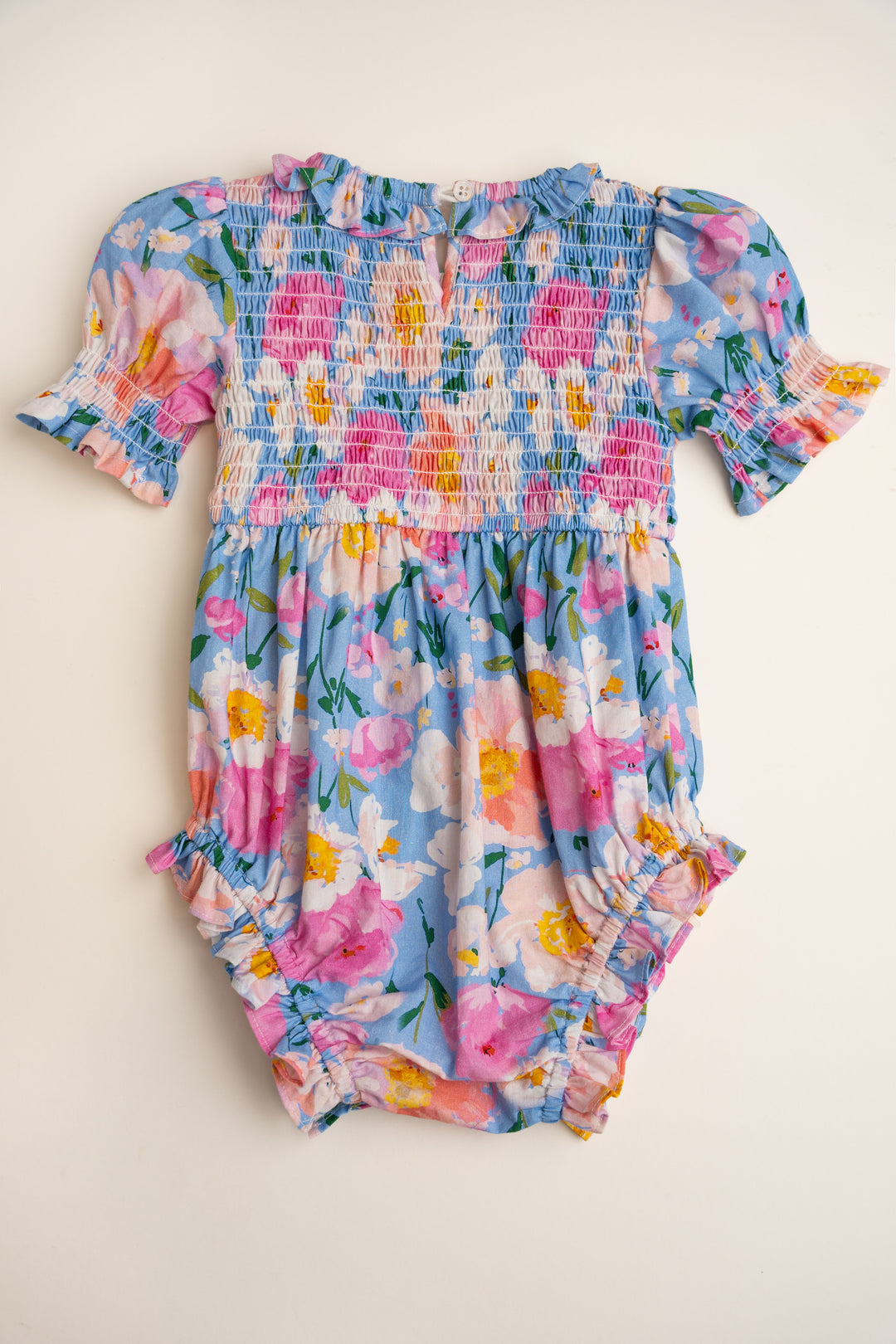 Baby Delia Romper in Blue