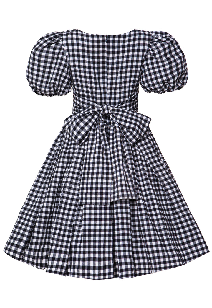 Cupcake Dress in Black Gingham - FINAL SALE