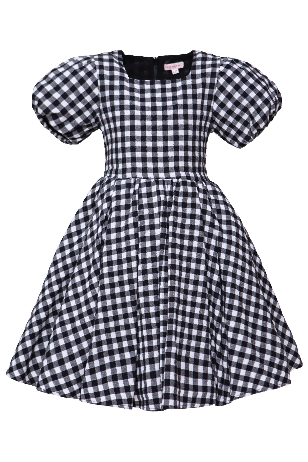 Mini Cupcake Dress in Black Gingham - FINAL SALE