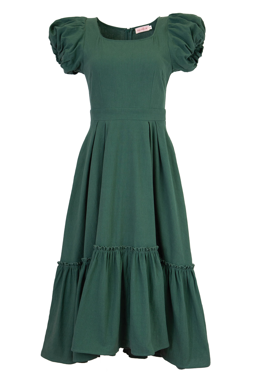 Dahlia Dress in Green - FINAL SALE