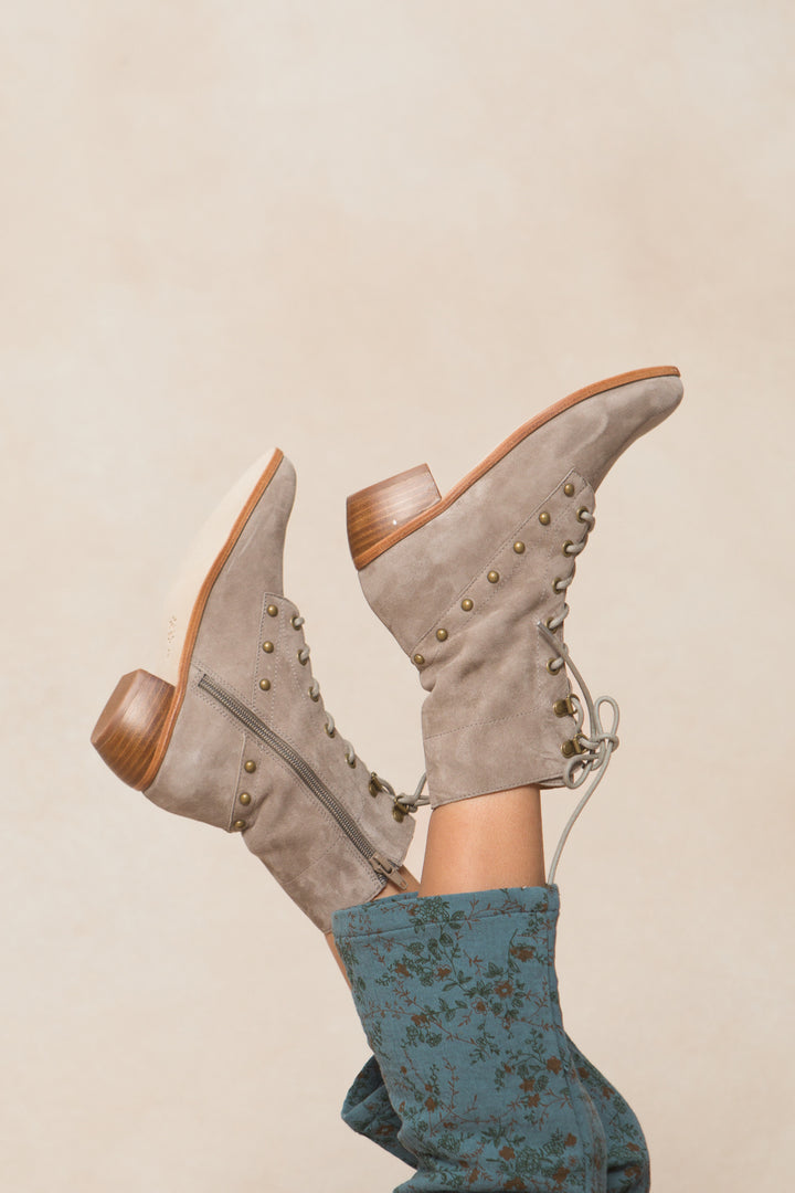 Mini Darcy Lace Up Studded Boot