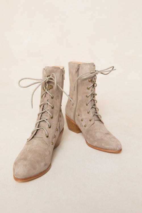 Darcy Lace Up Studded Boot - FINAL SALE