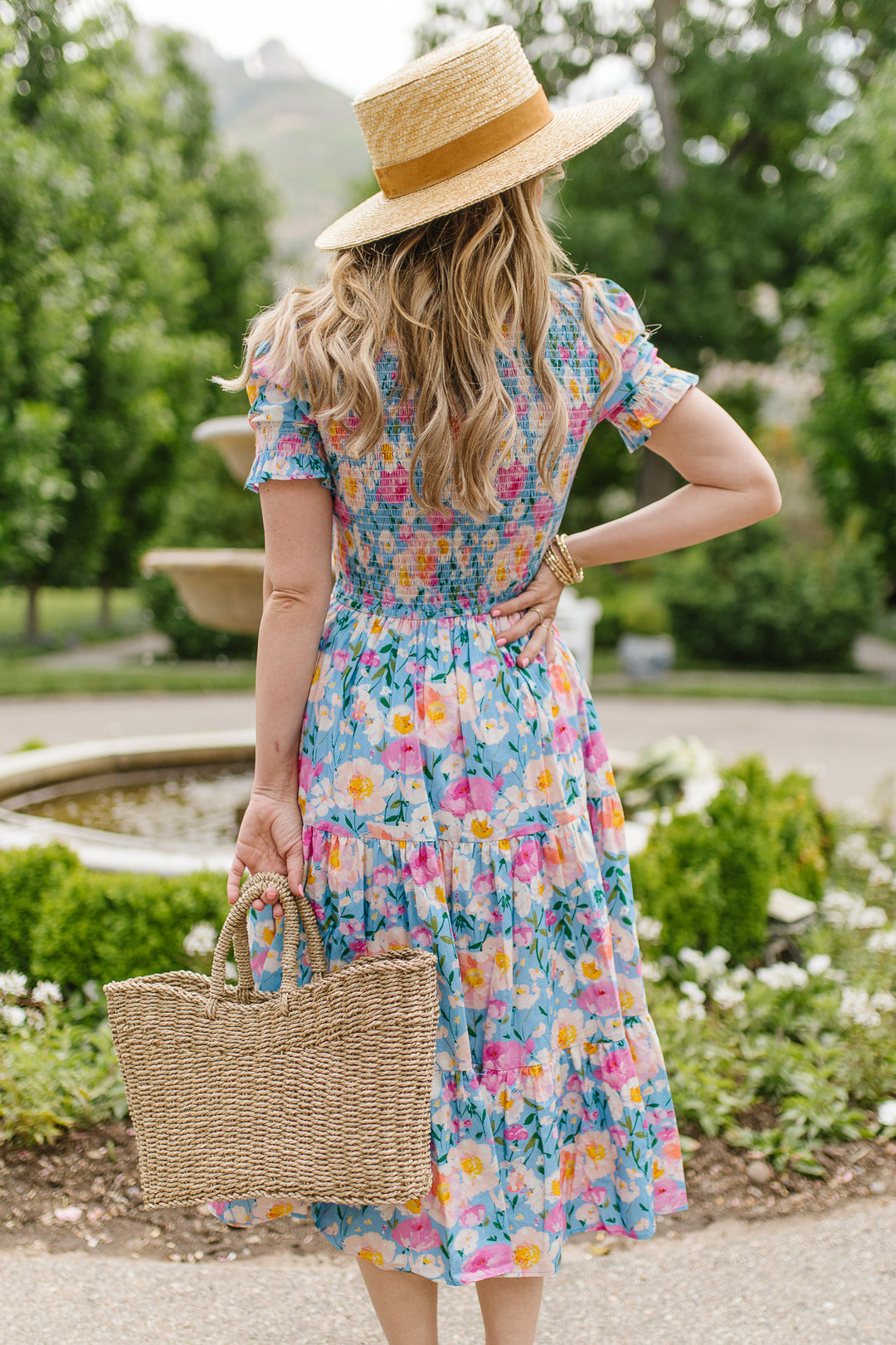 Delia Dress in Blue