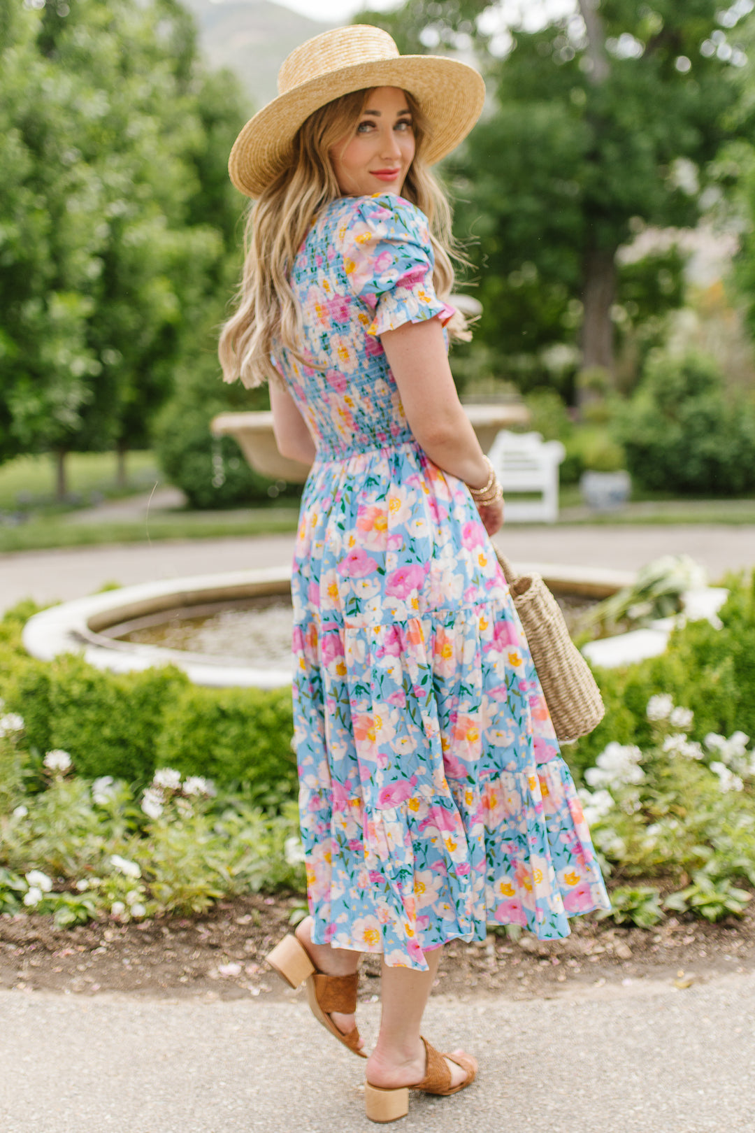 Delia Dress in Blue