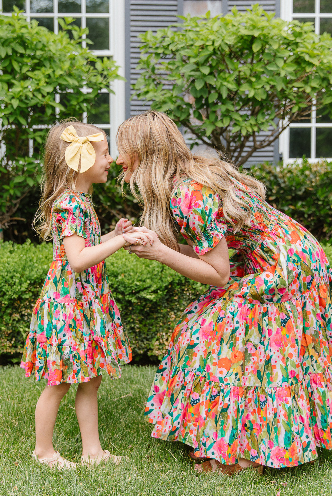 Delia Dress in Multicolor Floral - FINAL SALE