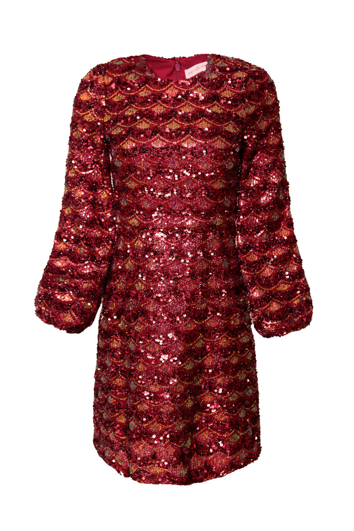 Donna Dress in Red Sequin - FINAL SALE