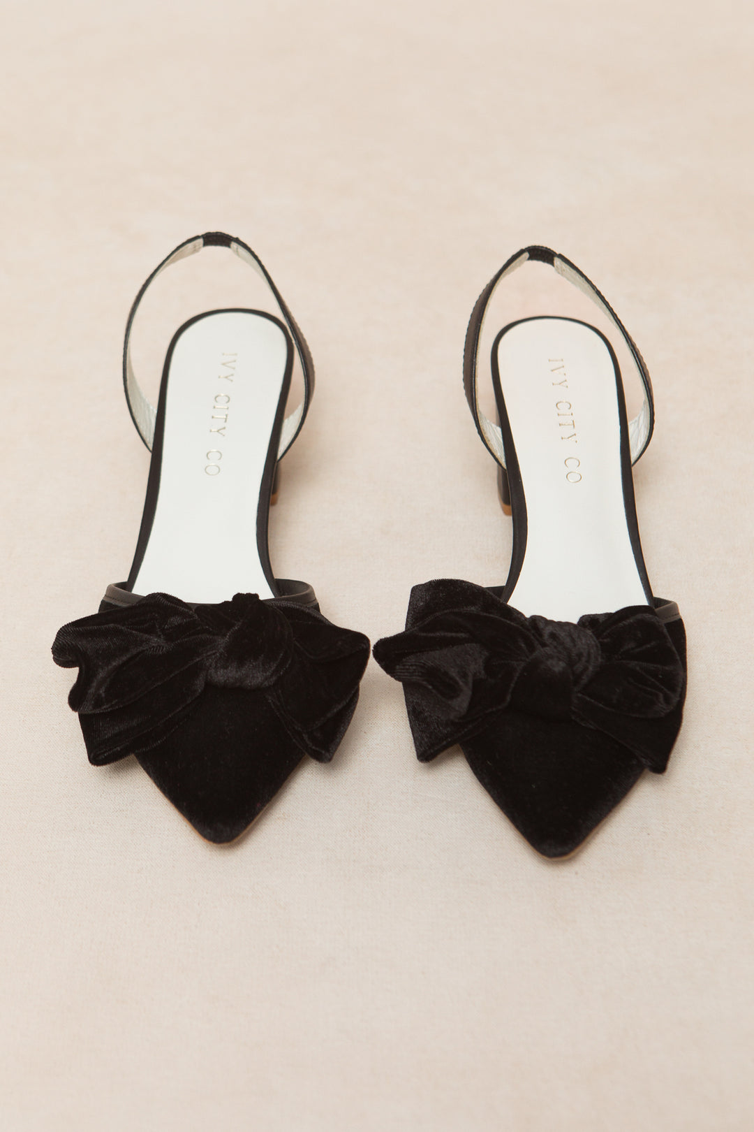 Eloise Black Bow Heel