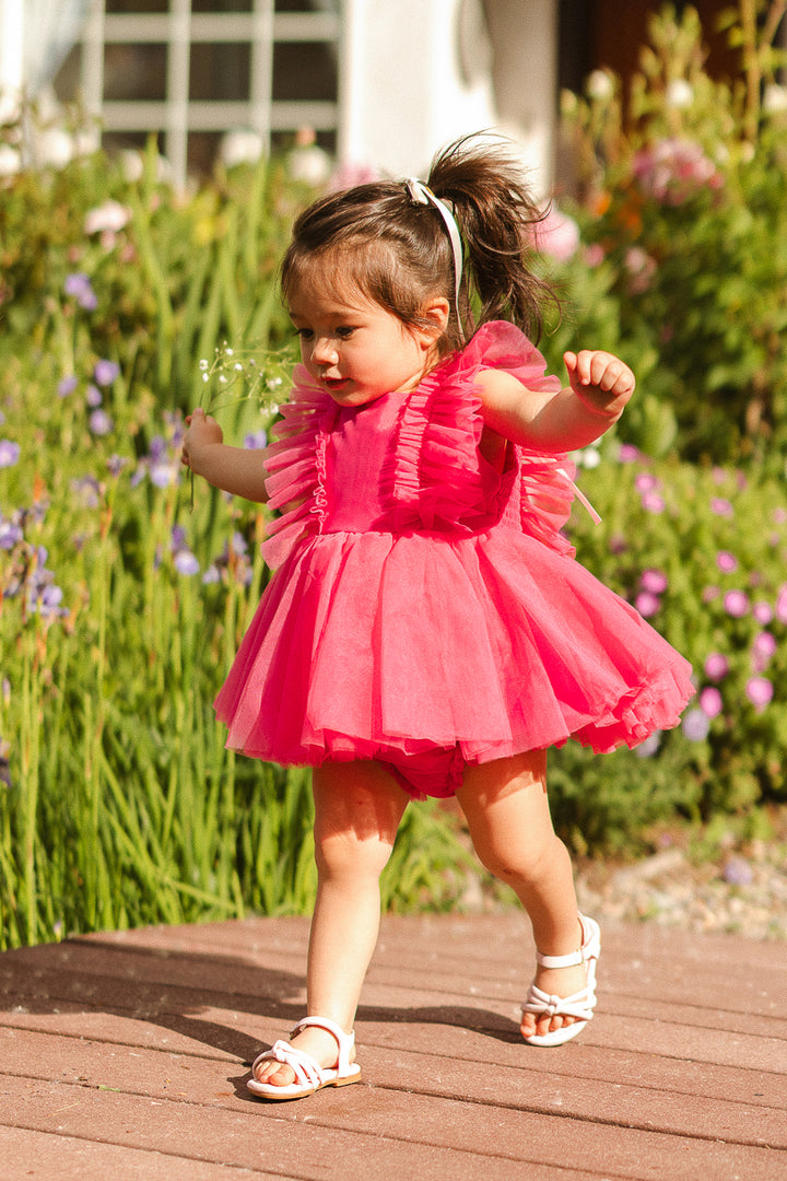 Baby Fairy Garden Dress Set in Pink - FINAL SALE