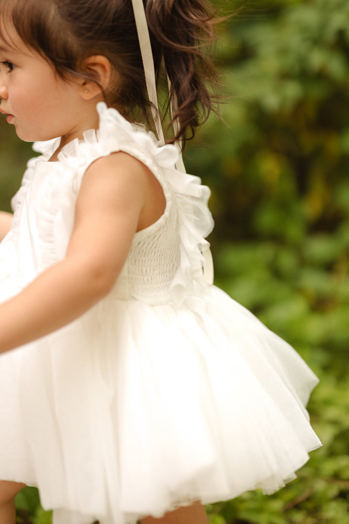 Baby Fairy Garden Dress Set in White - FINAL SALE