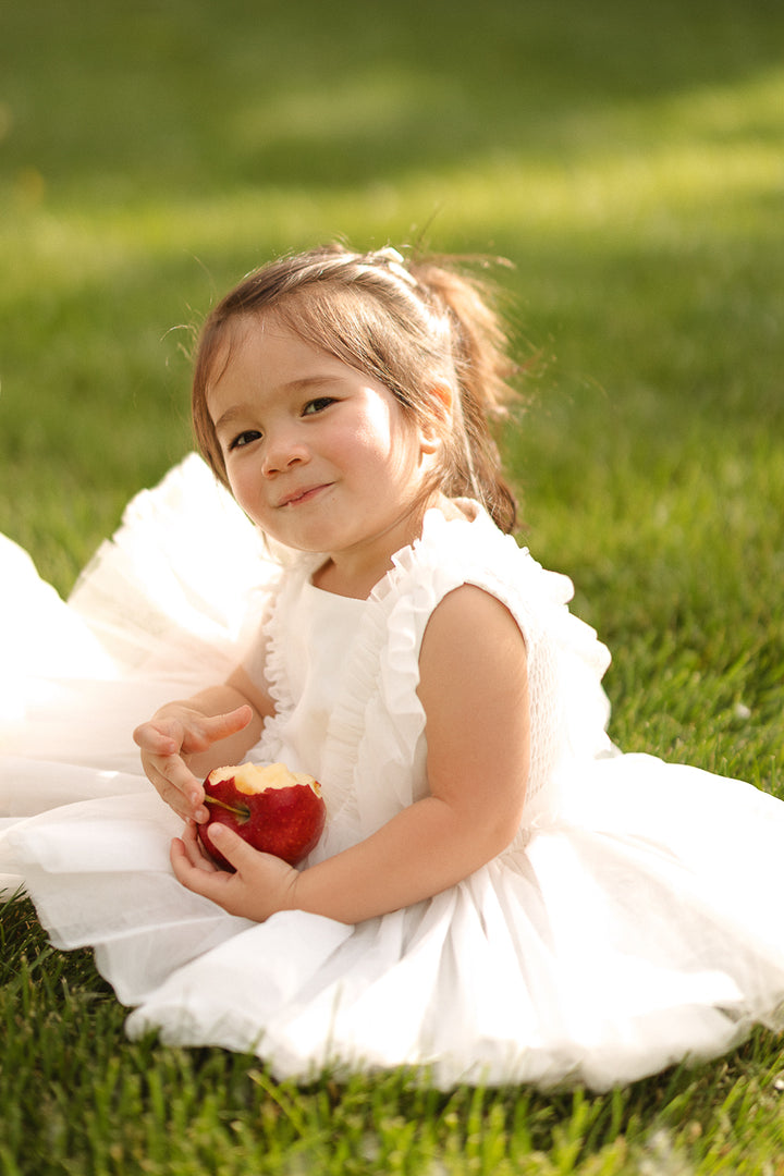 Baby Fairy Garden Dress Set in White - FINAL SALE