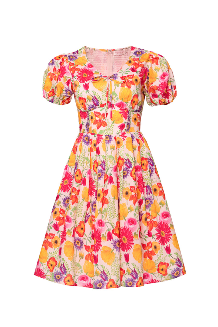 Fleur Dress in Multicolor Floral