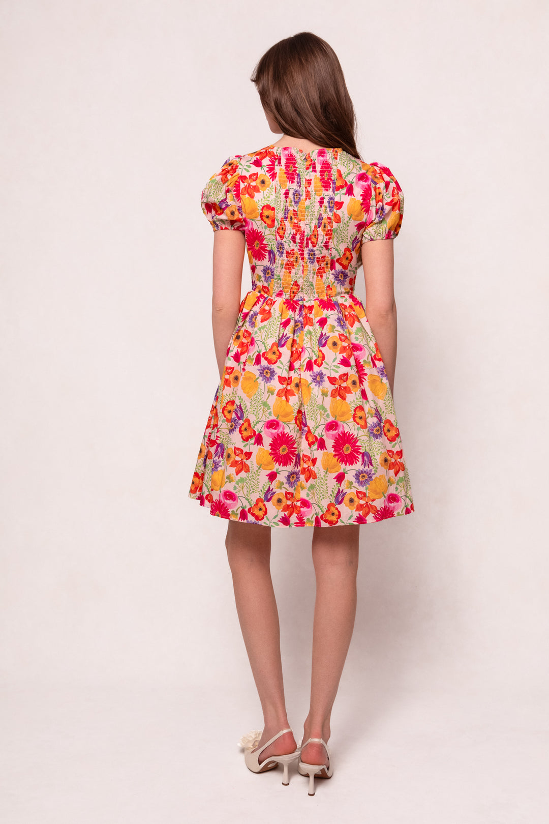 Fleur Dress in Multicolor Floral