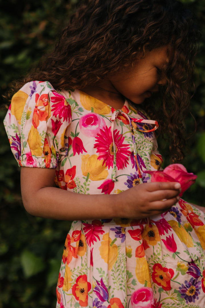 Mini Fleur Dress in Multicolor Floral