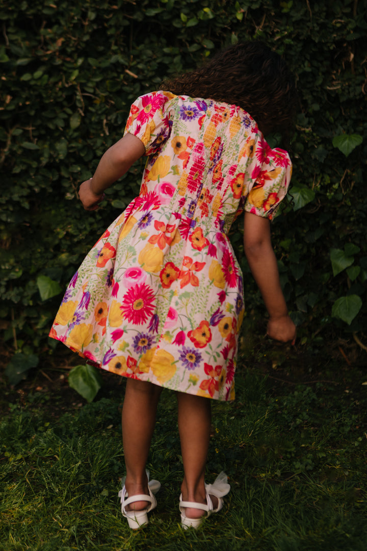 Mini Fleur Dress in Multicolor Floral