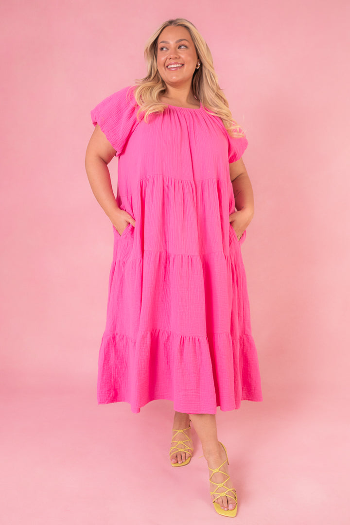 Harvey Dress in Pink - FINAL SALE